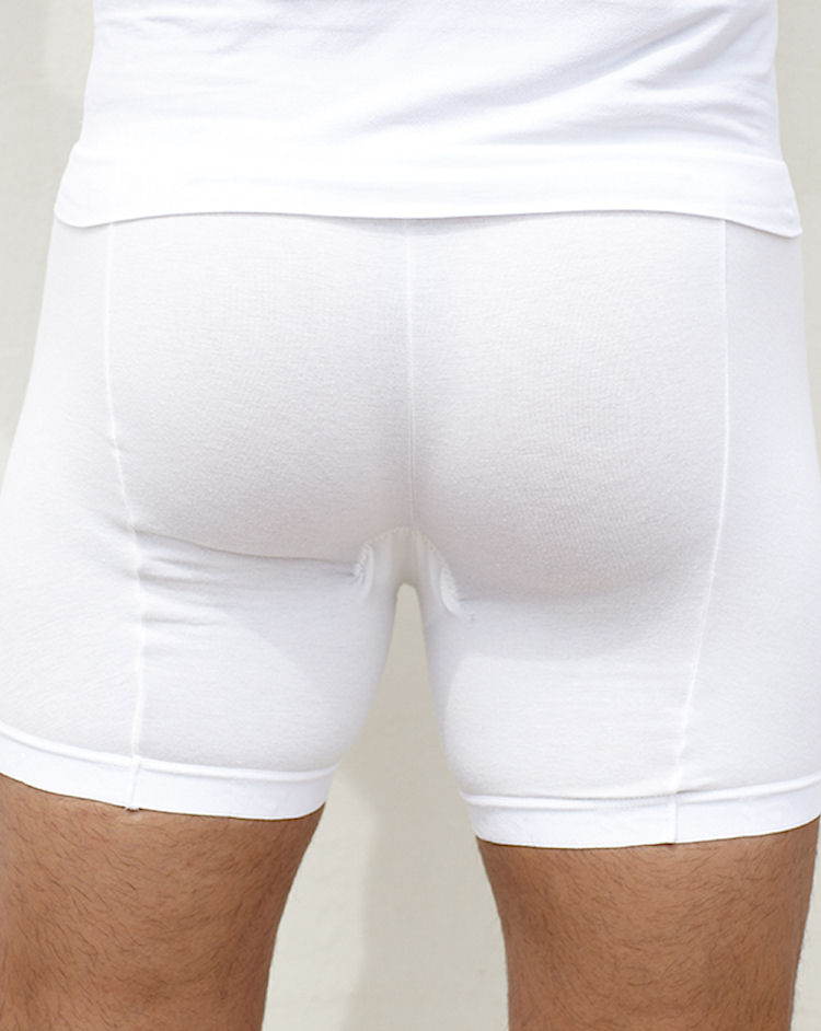 Boxer con gel, versione Light, colori bianco e nero.