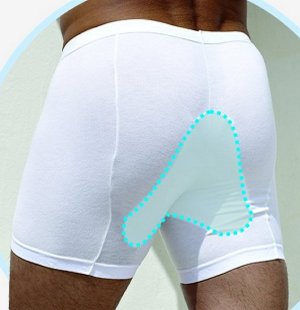 Boxer con inserto in gel