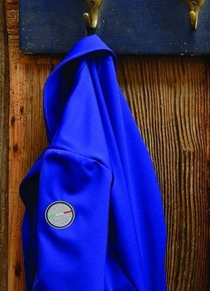 Giacca da concorso bluette.